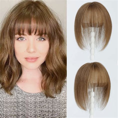 Buy YAMI Silk Base Topper Hair Piece Real Human Hair Toppers with Bangs ...