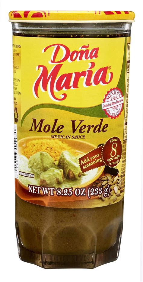 Amazon.com : DONA MARIA, Mole Sauce, Pack of 3, Size 8.25 OZ : Grocery ...