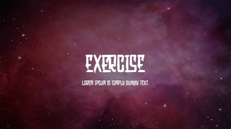 Exercise Word Font 的图像结果