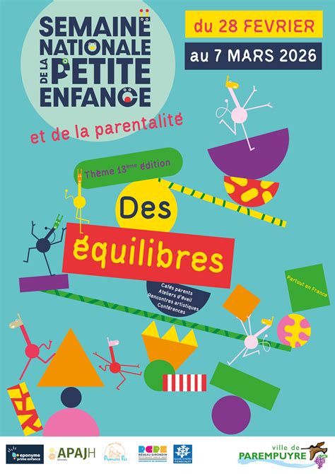 La Semaine Nationale de la Petite Enfance 2026 - Agenda - Ville de Parempuyre