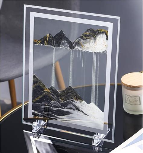 ORDERSOON 3D Deep Sea Sandscapes Moving Sand Art Picture Liquid Motion ...