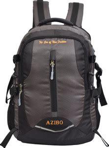 AZIBO 18 inch Laptop Backpack Grey, Black - Price in India | Flipkart.com