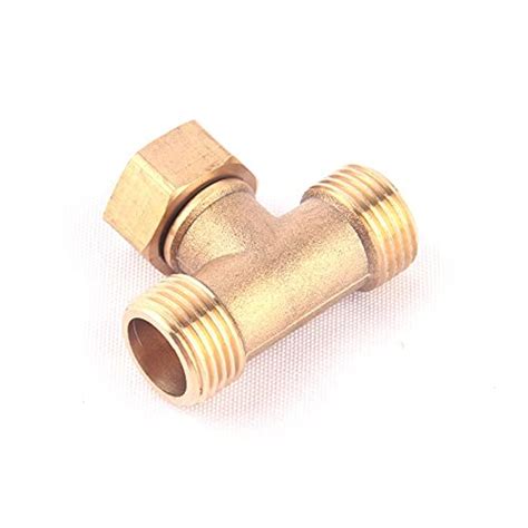 3 Way Pipe Connector 1/2" T-Shape Equal Male & Female Tee Connector for ...