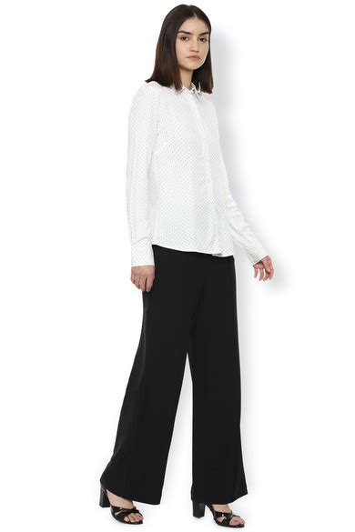 Buy Women White Print Long Sleeves Formal Shirt Online - 643293 | Van ...
