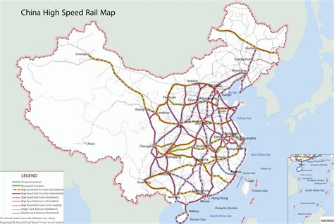 How China built the world s largest - 2017 M china fast train map