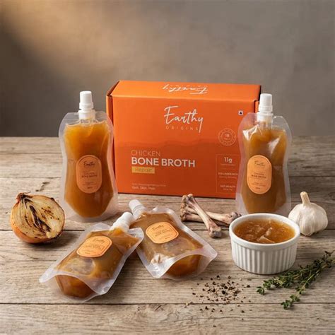 Chicken & Goat Bone Broth for Gut, Joints & Immunity | Earthy Origins