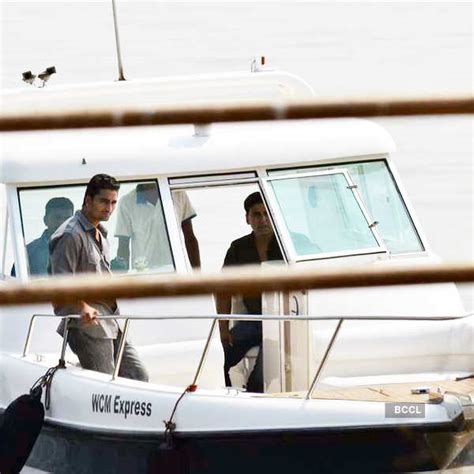 Akshay Kumar spotted shooting for a movie, at Mazgaon Dock, in Mumbai ...