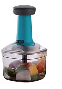 Buy J-This 2-in-1 Manual Hand Press Square Push Chopper | 3 Stainless ...