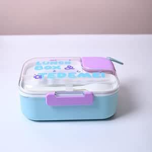 Buy Market99 Plastic Lunch Box with Spoon | Multi Color Plane Lunch Box ...