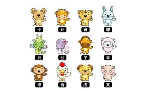 十二生肖排序表图：鼠/牛/虎/兔/龙/蛇/马/羊/猴/鸡/狗/猪-班牛