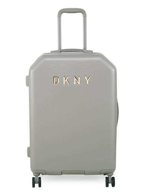 Dkny Polyester Hard 68 Cms Luggage- Suitcase(Dh418Ml7M11_Grey) : Amazon ...