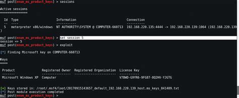 Steal Windows Product Key Remotely with Metasploit Framework - Yeah Hub