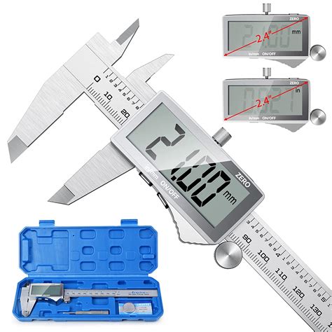 Digital Calipers, 0-6" Vernier Caliper Measuring Tool - Preciva ...