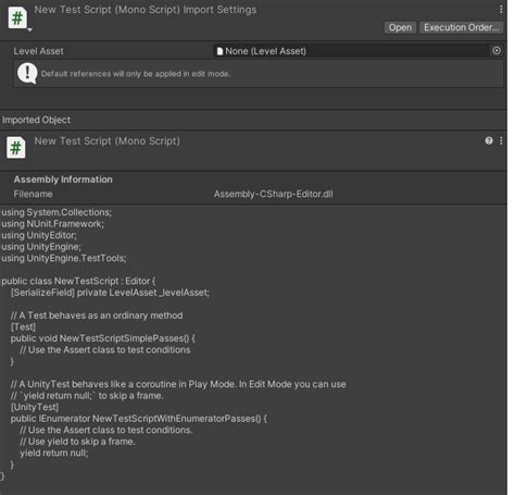 Unity Assembly Reference 的图像结果