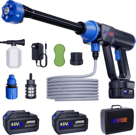 Amazon.com : Cordless Pressure Washer, 1100 PSI 1.8GPM Portable Power Washer with Pure Copper ...