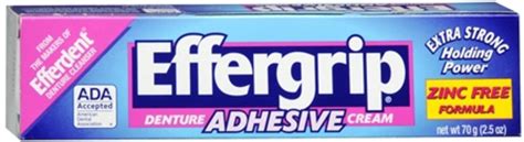 Effergrip Denture Adhesive Cream 2.50 oz (Pack of 6) : Amazon.in: Beauty