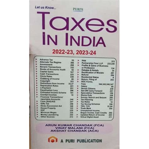 Let Us Know Taxes In India 2022-23 – BookStation