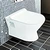 Hindware One-piece Western Commode for Bathroom, Wall Mount, FABIO ...