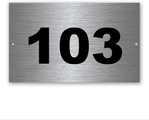 Number plate103 Room, Hotel, Hospital, Lodge, College, Library, Rack ...