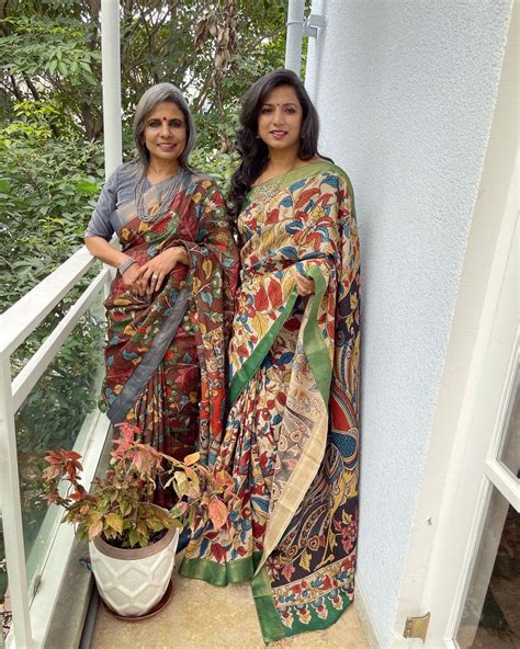 EE-W05082 Kalamkari silk sari – sakhifashions