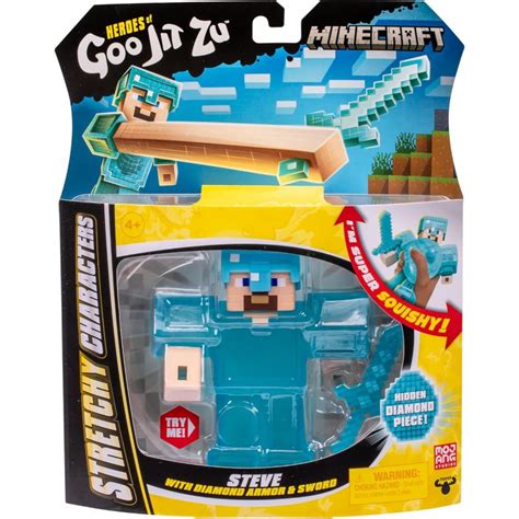 Personagens Elásticos Heroes of Goo Jit Zu Minecraft , Steve Com ...
