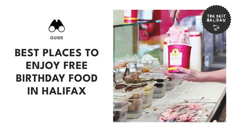 Top 7 Places to Score Your Free Birthday Food in Halifax
