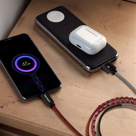 Buy Crossloop Type C Fast Charging Designer Cable in Blue & Pink