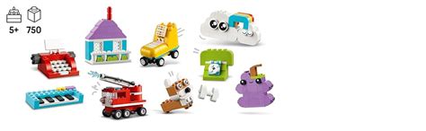 LEGO Classic Creative Build-and-Play Box, Colorful Building Bricks Toy ...