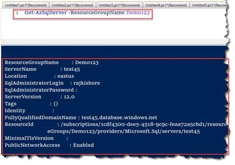 Image result for PowerShell Create Azure SQL Database