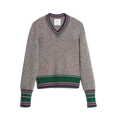 Cashmere V-neck jumper – Barrie.com