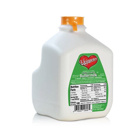 Low Fat Buttermilk - Quart - Kleinpeter Farms Dairy - Milk - Dairy Products