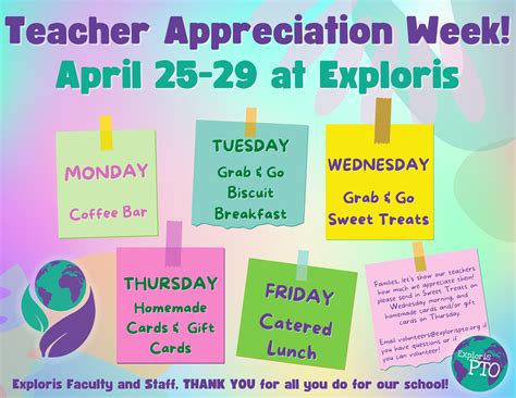 Teacher Appreciation Week Themes at Hunter Berry blog
