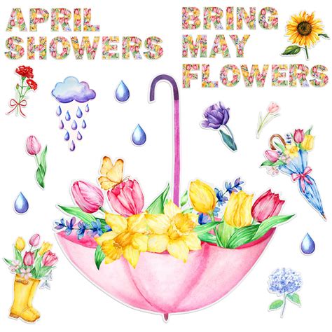 April Showers May Flowers Clip Art April Shower Clipart | Inspire