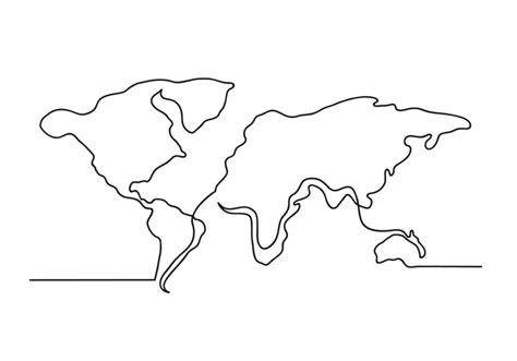 World Map Vector Line 的图像结果