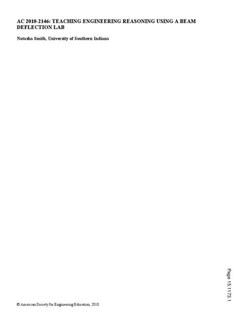 Beam Deflection the Trapezoidal Rule Math Lab 的图像结果