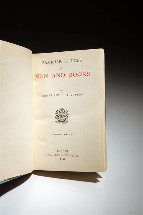 Familiar Studies of Men and Books - The First Edition Rare Books