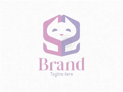 Two Letter S Cat Logo - Branition