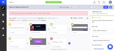 ADB WebUI Codeless Test Creation 的图像结果