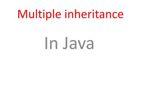 Image result for Java Multiple Inheritance Syntax