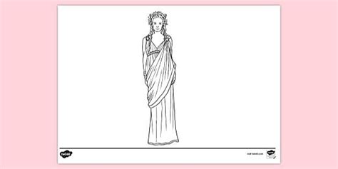 Helen of Troy Colouring Sheet | Colouring Sheets - Twinkl