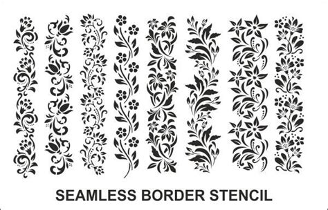 Buy 8 Floral Border Designs | Lace Trim Borders | Boundary | Divider ...