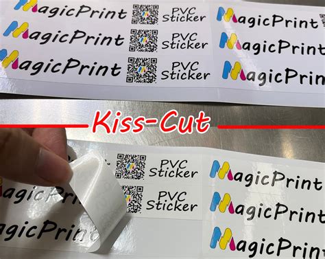 Die Cut Sticker VS Kiss Cut Sticker: making the right choice
