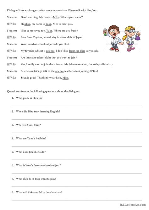 ESL Introduction Dialogues 的图像结果