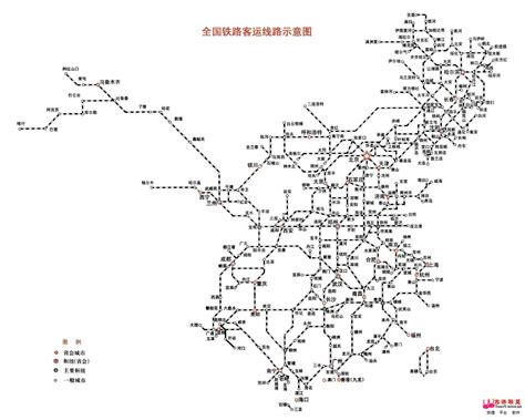 中国高速铁路线路图_交通地图库