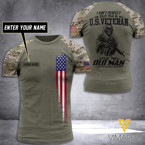 Personalized Us Army Tshirt 3D Printed Apr Dt10 | Army tshirt, Combat ...
