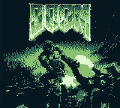 Image result for Doom On Gameboy Color