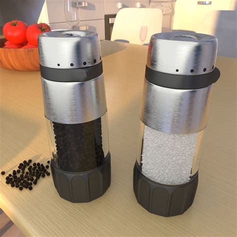 Pepper&Salt Grinder OXO 3D Model $5 - .fbx .max - Free3D