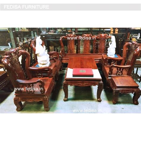 L Type Wooden Sofa Set 6 Seater Wooden Sofa Set Wooden Sofa Chair Price ...