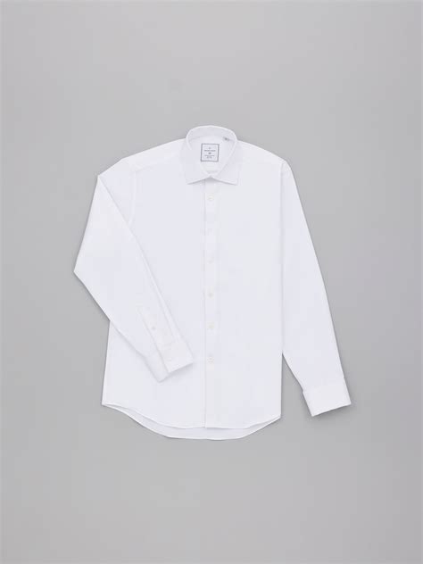 Benjamin Barker - 100/2 Egyptian Twill in Perfect White
