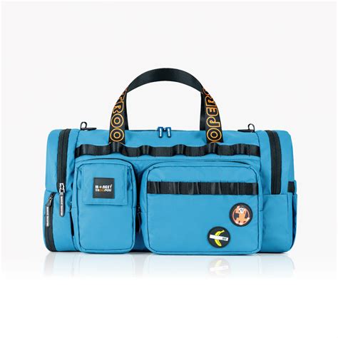 Spidey Duffle Bag Blue | Monkey Troopers® Compact Gym & Travel Duffle